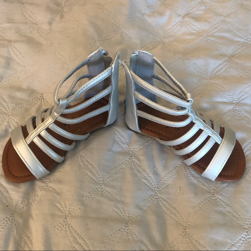 Gladiator Silver Sandals - New